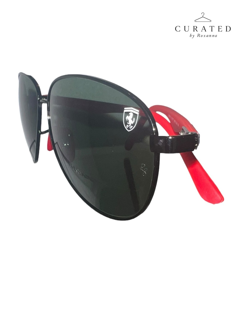 NWT Ray-Ban Scuderia Ferrari RB8313 F001/71 Carbon Fiber Sunglasses Italy